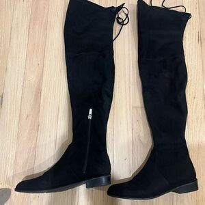 Marc Fischer Humor Black Over-the-Knee Boots